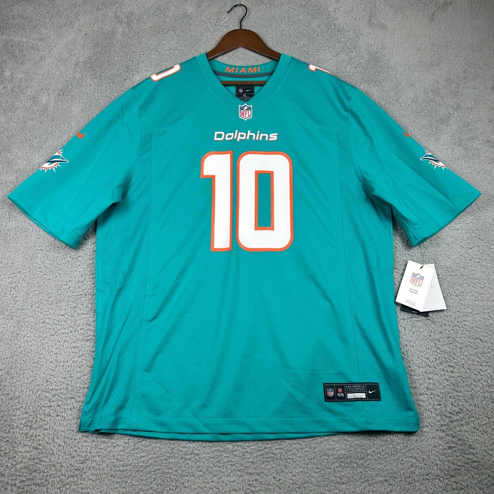 Miami Dolphins Tyreek Hill Nike Jersey Mens XL Aqua Engineered NFL Football NEW